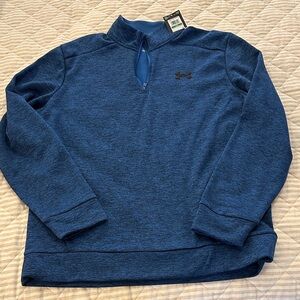 Under Armour Navy Quarter-Zip Sweatshirt